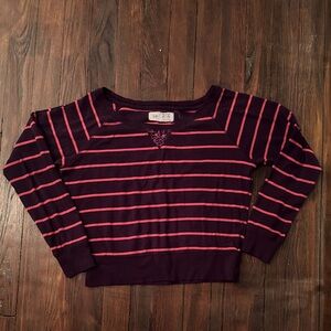 Striped Purple and Pink Shirt